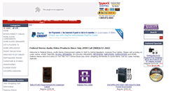 Desktop Screenshot of federalstereo.com
